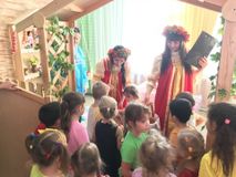 Открытие уголка "Русская изба" окт.2017