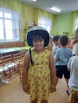 Патриотическая встреча летчика и воспитанников группы "Божья коровка" - сентябрь 2022